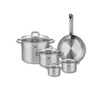 Ensemble de 1 Poêle de cuisson 28 cm et 4 faitouts 12, 14, 20 et 26 cm Profi Citrin Elo