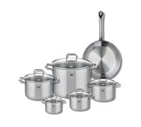 Ensemble de 1 Poêle de cuisson 28 cm et 5 faitouts 12, 14, 16, 20 et 26 cm Profi Citrin Elo