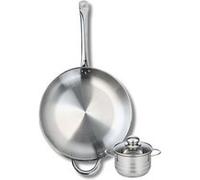 Ensemble de 1 Poêle de cuisson 32 cm et 1 faitout 12 cm Profi Brillant Elo