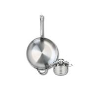 Ensemble de 1 Poêle de cuisson 32 cm et 1 faitout 14 cm Profi Brillant Elo