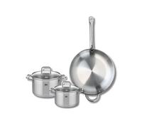 Ensemble de 1 Poêle de cuisson 32 cm et 2 faitouts 16 et 20 cm Profi Citrin Elo