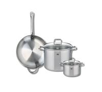 Ensemble de 1 Poêle de cuisson 32 cm et 2 faitouts 16 et 26 cm Profi Citrin Elo