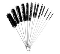 Ensemble de 10 Brosses de Nettoyage pour Pailles - Goupillons en Nylon avec Crochet - Outils de Nettoyage Portables pour Bouteilles, Tubes et Tuyaux - Accessoires Essentiels pour Cuisine et Voyage