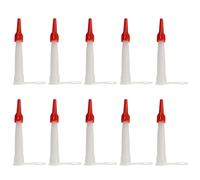 Ensemble de 10 buses de mastic avec capuchons, embouts de calfeutrage robustes pour les projets de construction, bouchons de buse de calfeutrage en silicone pour mastic silicone