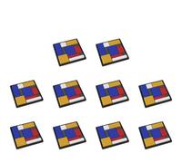 Ensemble de 10 Casse-têtes à 4 Niveaux de difficulté avec 88 défis logiques, Puzzles Montessori pour stimuler la réflexion et la Concentration, Jeux éducatifs Portables pour Enfants