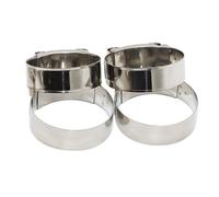 Ensemble de 10 colliers de serrage en acier inoxydable à boulon en T for tuyaux d'échappement - Fixations réglables for la rénovation de maisons et les tuyaux d'échappement(29-31mm)