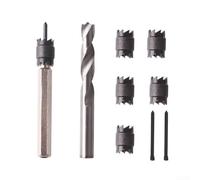 Ensemble de 10 Foret à Dépointer Soudures par Points- Fraise Double | Fraise Pour Soudure Par PointsOutil Démontage Tôle AutoMèche Double Face Acier RapideKit Perçage Carrosserie
