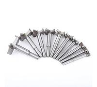 Ensemble de 10 forets Forstner de 14 à 50 mm, foret plat pour le bois, foret de perçage de trous avec pointe centrale et arêtes de coupe radiales pour réaliser des trous précis à