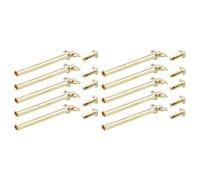 Ensemble de 10 Kit de Rivets pour Éventail Pliable Doré, Dix