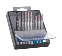 Ensemble de 10 lames de scie sauteuse multimatériaux Bosch PRO 2607011943