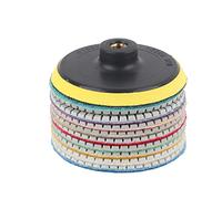 Ensemble de 10 meules à diamant rondes pour rectification, disque diamanté de 100 mm pour le meulage de la pierre, ensemble de meules à haute efficacité aux bords lisses pour le