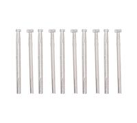 Ensemble de 10 outils de marquage pour cuir, outils de poinçonnage en acier allié pour cuir avec manche antidérapant, 2 motifs différents pour l'artisanat du cuir DIY, portefeuille