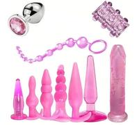 Ensemble De 10 PièCes D'EntraîNeur De Hanche En Silicone Avec Couverture Protectrice, Dispositif D'EntraîNement D'Endurance De Fitness ConçU IrréGulièRement -Couple Cadeau- D-1