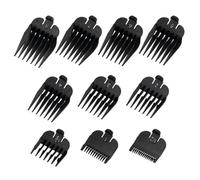 Ensemble De 10 Protections, Compatible Avec Wahl, Compatible Avec Babyliss | De Tondeuse For La Plupart, Remplacement Des Guides De Tondeuse FX870-1/16 Pouces À 1 Pouce