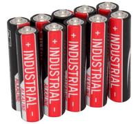 Ensemble De 10 Pz Pile Ansmann Alcaline Industrielle Mini Stilo AAA LR03 1,5V