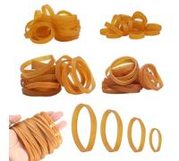 Ensemble de 100 Bandes en Caoutchouc, Élastiques Jaunes Durables | Elastique Bureau, Grands Élastiques pour Poubelle 2,5/4/6/7cm, Caoutchouc Rubber Bands, pour I'école, la Vie Quotidienne