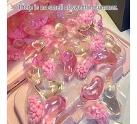 Ensemble de 100 boules de lavage Sakura 3-en-1 - Nettoie, assouplit, élimine les taches tenaces, détergent concentré parfumé, assouplissant, anti-statique, capsules de lessive parfumées premium - Tech