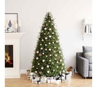 100x Boules de Noël Blanc/Gris Ornements Sapin Arbre Décor Fête Maison