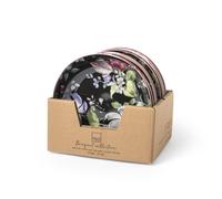 Ensemble De 12 Assiettes Creuses H&H Bouquet Ø21Cm En Porcelaine