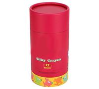 Ensemble de 12 couleurs de pastel à l'huile, bâton de peinture au crayon rotatif lavable, fournitures d'art vibrantes avec pointe solide pour enfants artistes, stylo sans dessin