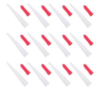 Ensemble de 12 Embout de Buse à Mastic Réutilisable | Plastique et Caoutchouc, Lot de Set de Pièces Embouts Prolongateurs et Bouchons de Conservation