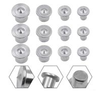 Ensemble de 12 Pointes de Centrages pour Menuiserie | Outil d\'Alignement et de Localisation pour Chevilles pour en pour bois Rond, pour accessoire Essentiel pour Établi, Armoire