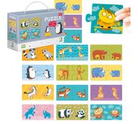 Ensemble de 12 puzzles - DODO - 300150 - Animaux - Multicolore - À partir de 18 mois
