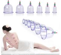 Ensemble de 12 ventouses thérapeutiques, ensemble de physiothérapie par ventouses médicales chinoises avec aspiration