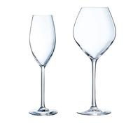 Ensemble de 12 verres à pied 47 cl et flûtes à champagne 24 cl - Cheer Up - Chef&Sommelier Chef & Sommelier