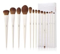 Ensemble de 14 Pinceaux Maquillage Jessup - Coffret Cadeau Écologique - Poils Synthétiques Ultra-Doux - Sans Cruauté - Idéal comm