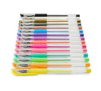 Ensemble de 15 stylos à encre gel "Pastel et Classic