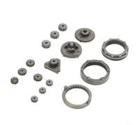 Ensemble de 16 engrenages électriques au lithium sans balais avec construction en métal et architecture de réduction autobloquante