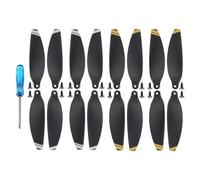 Ensemble de 16 hélices for Drone 4K/Mini 2/SE 4726, pales de Rechange, Accessoires for Ventilateur d'aile et lumière(8 Gold 8 Silver)