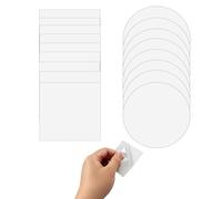 Ensemble de 16 patchs imperméables et transparents en TPU pour réparation - Autocollants polyvalents pour tentes, matelas gonflables, anneaux de natation et autres équipements extérieurs et techniques