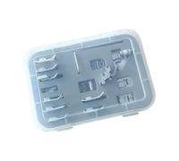 Ensemble de 16 Pieds-de-biche pour Machine à Coudre, Outil de Couture Universel pour la Maison, Plastique, Texture métallique pour Courtepointe, Fermetures éclair et Boutons