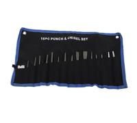 Ensemble de 16 poinçons et burins de mécanique en acier traité thermiquement de qualité supérieure, broches antirouille robustes, outils de poinçonnage à centre froid conique pour