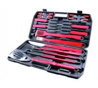 Ensemble De 18 Outils Pour Barbecue Et Grillade Sandrigarden Dans Une Valise