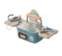 Ensemble De 18 Pièces De Jouets De Simulation Pour Enfants, Exercice Entièrement Équipé, Compétences Sociales, Valise De Médecin En Plastique, Jouet D'Infirmière Pour Garçons Et Filles