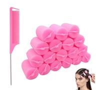Ensemble De 18 Rouleaux En Mousse De 4 Cm, Boucles Souples Pour Coiffures Flexibles - Comprend Un Peigne À Queue De Souris En Acier Inoxydable - Pour Créer Boucles, Volume Et Styles Variés