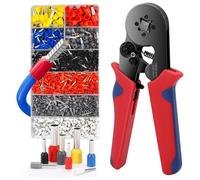 Ensemble de 1800 cosses de 0,25 à 10 mm² for embouts de fil 23-7, connecteurs à broches à sertir, pinces à sertir for embouts de câblage(1800pcs and pliers)