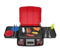 Ensemble de 19 pièces de barbecue pour enfants, Grill alimentaire avec simulation de son de bruissement, de fumée et de lumière, jouets d'extérieur, cadeau d'anniversaire