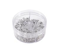 Ensemble de 1900 connecteurs de fil de cuivre, bornes à sertir à haute conductivité pour appareils électroménagers industriels, différentes tailles de 0,5 mm² à 2,5 mm², argent