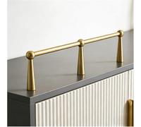 Ensemble de 2/4/6/8 Barres de sécurité en Laiton pour étagère, barrière Anti-Chute pour vitrine de 14 à 42 Pouces, Installation Facile, Garde-Corps de