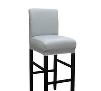 Ensemble de 2/4/6 Housses de Tabouret de Bar, Housse de Protection Universelle imperméable en Simili Cuir pour Tabouret de comptoir, pour la Maison, Le Salon et la Cuisine,F,6pcs