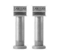 Ensemble De 2 Accessoires Clip En Alliage D'aluminium Robuste Pour Boîte Plantation Avec Base Rotative Et Améliore La Stabilité Clip Jardinière En Alliage D'aluminium À Usage Quotidien