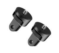 Ensemble de 2 Adaptateurs Universels pour Caméras d'Action - avec Rotation à 360° et Amortisseurs - Accessoires Idéaux pour Fixations GoPro et Insta360 X5, Parfait pour Capturer Vos Aventures