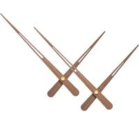 Ensemble de 2 Aiguilles dhorloge en Bois de Noyer, Mouvement à Quartz à axe Long de 245 mm pour horloges de 60 cm, kit de réparation à Faire soi-même (200mm50cm-2mm)