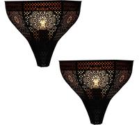 Ensemble De 2 Appliques Murales Orientales Décoration Murale Yaniv Noir