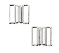 Ensemble de 2 Attache Maillot de Bain Bikinis Fastene Metallic Spa Intex Buckle Silver Bikini Bra Underwear