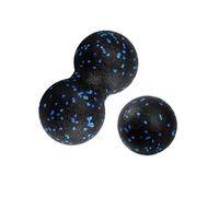 Ensemble de 2 balles de massage, crosse pour libération du point de déclenchement, balles de massage fasciales, ensemble de balles de fascia sports Fascia, balles simples + doubles